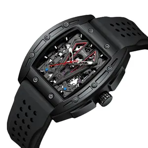 Boyzhe品牌全新高品质WL038 Montres Mecaniques Pour Hommes手工发光机械手表与Qu
