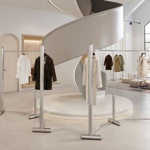 Soporte organizador de estantes de suspensión de <span class=keywords><strong>ropa</strong></span> de pie para tiendas de <span class=keywords><strong>ropa</strong></span> de compras <span class=keywords><strong>grandes</strong></span> - Product Image 6