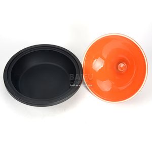 Casserole à ragoût Tagine marocaine, marmite <span class=keywords><strong>en</strong></span> <span class=keywords><strong>fonte</strong></span> <span class=keywords><strong>émaillée</strong></span> <span class=keywords><strong>Tajine</strong></span> avec couvercle fermé <span class=keywords><strong>en</strong></span> forme de cône <span class=keywords><strong>en</strong></span> céramique - Product Image 5