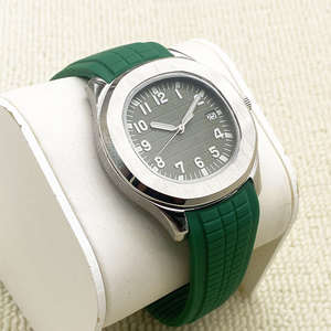 남성용 스포츠 시계 야광 오토매틱 기계식 316L 스테인리스 스틸 투명 백 블루 다이얼 비즈니스 손목시계 - Product Image 4