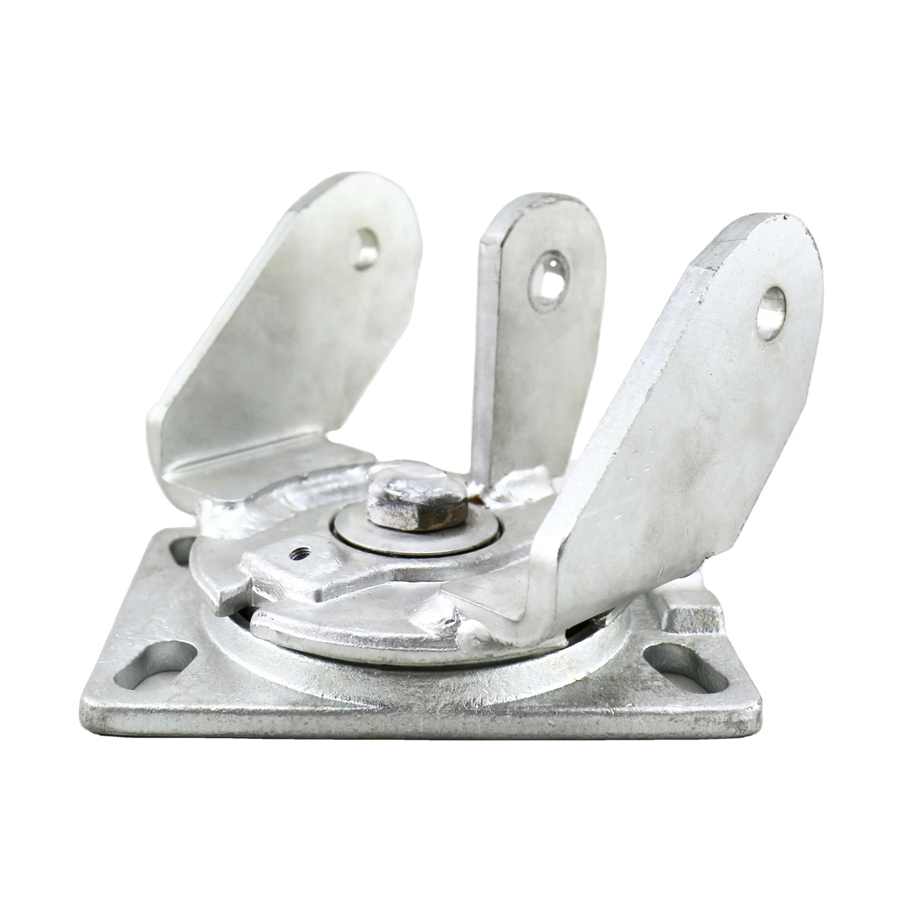 Ss 6 Inch Swivel Dual Wiel Aluminium Caster Extreme Zware Juk/Beugel