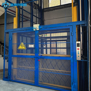 Elevador de carga vertical hidráulico 1-5T resistente certificado CE para almacén/máquina de mercancías de fábrica - Product Image 6