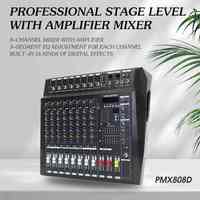 Console de mixage tout-en-un professionnelle, boîtier métallique, du studio de chambre à coucher à la scène, offrant un son partout