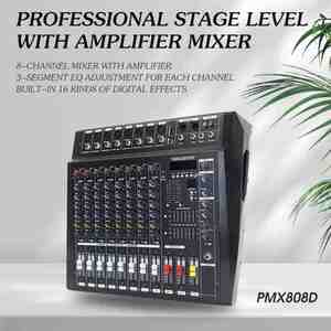 Consola de Mezclas Profesional Todo en Uno con Carcasa Metálica, Desde el Estudio Casero Hasta el Escenario, Ofrece Sonido en Cualquier Lugar - Product Image 2