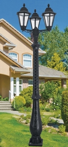 Trang trí cổ phù hợp với nhôm cổ điển bài Đèn phong cách Châu Âu đèn cực con đường cảnh quan ngoài trời vườn đèn - Product Image 4