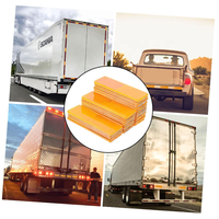 Réflecteur automatique Orange Side Lights réflecteur en plastique pour remorques camions voitures remorques caravanes avec E-Mark