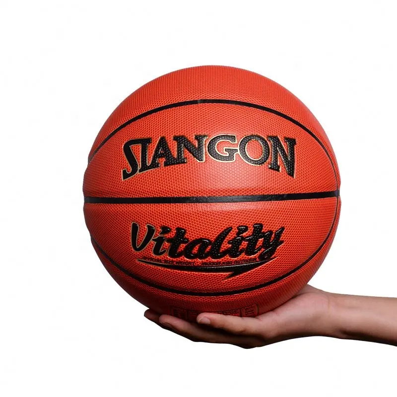 하이 퀄리티 농구 공 공식 크기 무게 사용자 정의 로고 PU 가죽 농구