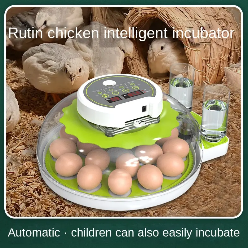 Inkubator telur TIGARL18, untuk menetas telur, tingkat penetasan otomatis Tinggi