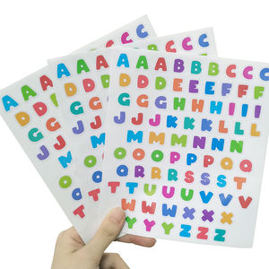 Pegatinas <span class=keywords><strong>de</strong></span> letras <span class=keywords><strong>de</strong></span> vinilo para manualidades, pegatinas <span class=keywords><strong>de</strong></span> letras <span class=keywords><strong>de</strong></span> alfabeto ABC en inglés, impermeables, venta al por mayor - Product Image 1