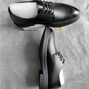 Zapatos de PU con Cordones y Punta Puntiaguda Estilo Británico Coreano para Hombre, Formales de Negocios, con Aumento de Altura Interior, Antideslizantes, Casuales de Primavera - Product Image 3