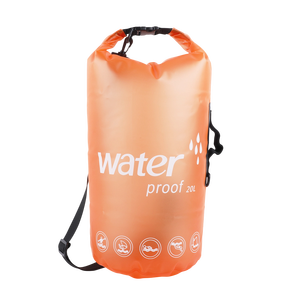 Bolso seco impermeable multicolor de 20 L, bolso de cubo impermeable mate, semitransparente para Drift bandolera, paquete seco grueso de PVC - Product Image 2