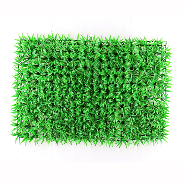 Оптовая продажа, 60*40 см, УФ-пластиковая искусственная панель из бокса, вертикальное украшение для сада, стен, имитация зеленого натурального растения