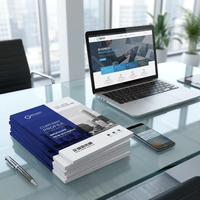 Service d'impression de catalogues et de livres sur papier couché brillant, avec logo personnalisé, impression offset CMJN couleur, reliure parfaite, haute qualité