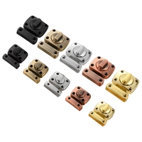Porte coulissante rotative serrure épaisse salle de bain en alliage de zinc ouverture et fermeture boulon de porte boucle antivol fixe