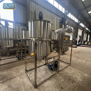 Máquina Refinadora de Aceite Comestible de Maní, Girasol, Colza, Oliva, Aguacate; Planta Refinadora de Aceite de Sésamo, Nuez, Almendra para Cocinar - Product Image 1