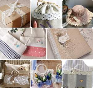 5 Yards Beige Coton Dentelle Ruban Vintage Couture <span class=keywords><strong>Crochet</strong></span> Garnitures pour DIY <span class=keywords><strong>Scrapbooking</strong></span> Dollies Mariage Artisanat Vêtements-Portable - Product Image 5