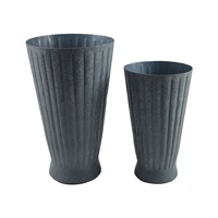 Pot Bunga Logam Gaya Industrial Terlaris dengan Desain Modern untuk Dekorasi Rumah Indoor Outdoor Tersedia Untuk Dijual