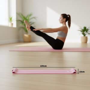 Bandes de résistance en TPE bicolores 70G rose 1500*150*0.35MM - Product Image 3