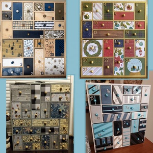 Calendario de Adviento de Madera Sin Terminar para Navidad, con 24 Cajones, en Oferta - Product Image 6