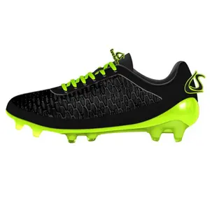 绿色足球鞋新设计运动足球鞋男士定制供应商足球鞋