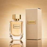 Ventes chaudes, nouvelle tendance, vente en gros, coffret cadeau de parfum de luxe personnalisé, flacon de parfum en verre vide de 50 ml avec couvercle