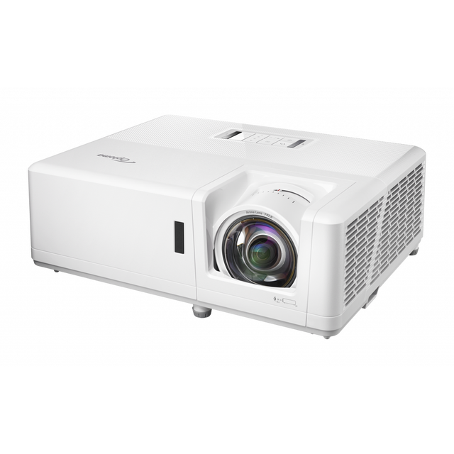 C Optoma GT1090HDR Short Throw Laser Home Theater Projector 4K HDR 4,200 Optoma 4k Projector Wholesale