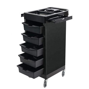 Carrito de Almacenamiento de 5 Niveles para Salón de Belleza, Resistente y en Oferta, Carrito de Plástico para Peluquería, Venta al por Mayor de Fábrica - Product Image 1