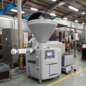 Automatic Vacuum Chorizo Stuffing Machine / Mortadella Making Machine / <b>Sausage</b> Filling Machine with Factory Price - Product Image 3