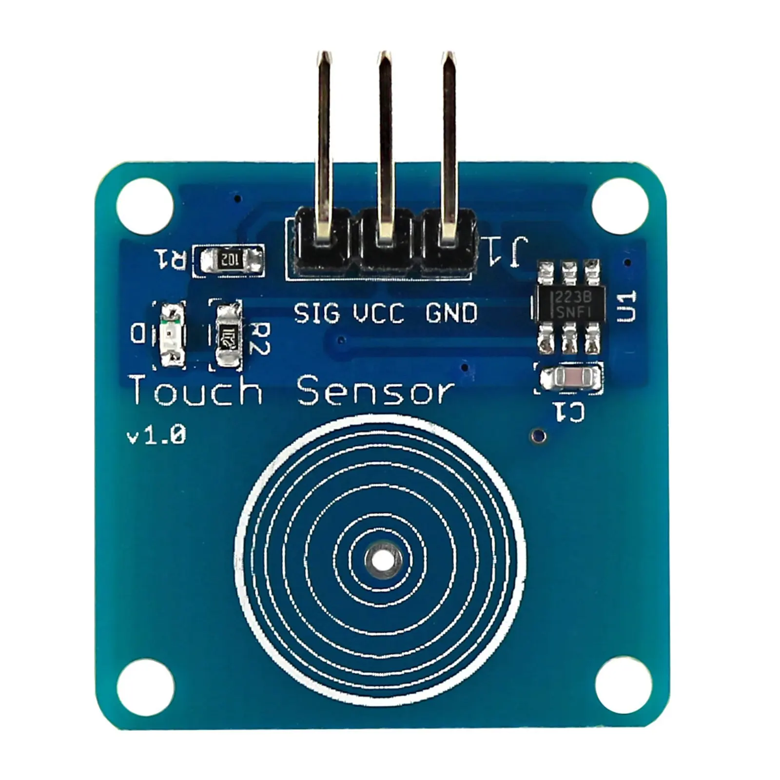 Taidacent TTP223B Capacitive Touch Sensor Module Jog Type Digital Touch Pad Sensor Switch Electronic Capacitive Touch Switch