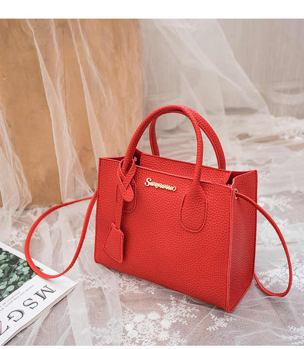 style fashion handbag summer designer bag solid color tote bags with texture