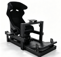 Support de simulateur de course en profilé aluminium 4080 personnalisé avec siège, kit complet, base de volant universelle pour console de jeu