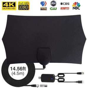Alta ganancia 1500 millas Nueva <span class=keywords><strong>antena</strong></span> plana <span class=keywords><strong>de</strong></span> <span class=keywords><strong>TV</strong></span> digital para interiores HDTV 4K amplificada con largo alcance para una mejor recepción - Product Image 2