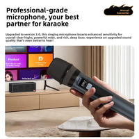 Altavoz de Karaoke Todo en Uno con Micrófono Dual, Pantalla Táctil Grande, Sonido Estéreo HIFI para Fiestas Familiares y Entretenimiento en Interiores