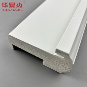 Oferta Especial: Moldura Moderna de <span class=keywords><strong>PVC</strong></span> para <span class=keywords><strong>Marco</strong></span> de Puerta, Superficie Blanca, Resistente a la Humedad, Instalación Rápida, Fácil de Limpiar, para Uso Interior - Product Image 1