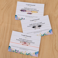 Ensemble de bracelets en pierres naturelles de conception originale, améthyste, œil de tigre, pierre de lune, cristal, bracelets pour couple - Cadeau pour le bureau/la carrière