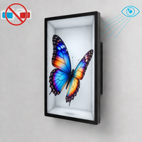 Afficheur numérique pour métro SDK, signalisation numérique portrait 3D à œil nu, écran LCD 21,5 pouces, sans lunettes, stéréoscopique automatique, CMS intégré