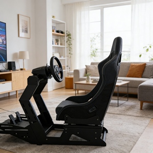 Simulateur de course <span class=keywords><strong>complet</strong></span> en gros : cockpit <span class=keywords><strong>complet</strong></span>, siège de course stable pour centre de jeux intérieur - Product Image 3