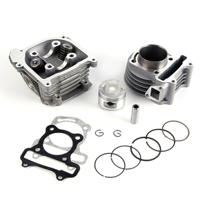 Scooter 50cc GY6 50cc 80cc lỗ lớn kit xi lanh 64mm đầu piston Ring Kit - Product Image 3