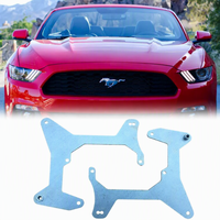 Kit de montage de lentille de phare en acier CYS pour Mustang 2015-2016 version américaine/chinoise