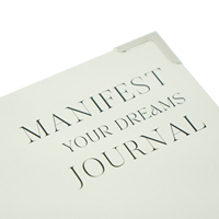 Cahier de journal planificateur à spirale A5 personnalisé à couverture rigide citations de manifestation inspirantes pour les affirmations de soins personnels de bien-être