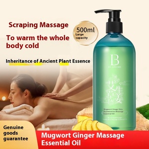 Artemisa <span class=keywords><strong>Jengibre</strong></span> Masaje Té <span class=keywords><strong>de</strong></span> hierbas Infundido Todo el cuerpo Fiebre Desguace Reliever Salón Belleza Volver Aceite esencial - Product Image 3