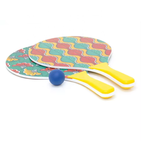 Ensemble de raquettes de paddle-ball de plage pour l'extérieur, jeu léger pour enfants, adultes et familles, idéal pour les vacances