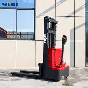 Apilador Manual de Palés Yuli de 1 Tonelada, Operado Manualmente, Hidráulico, Elevación de 1.6 m, Apilador de Palés, Carretilla Elevadora - Product Image 1