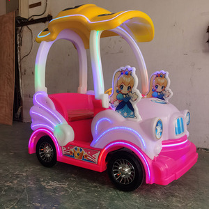 Coche de Juguete Eléctrico Doble para Niños, con Batería, Luminoso, para Exteriores, Tipo Parque de Atracciones, con Parachoques - Product Image 6