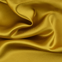 Tissu brillant de satin d'acétate de polyester de luxe de nouveau style pour la robe de printemps été