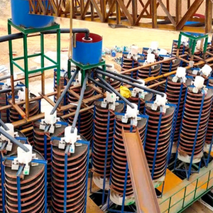 Équipement de retraitement du minerai d'étain, machine de séparation minérale, chute de lavage d'or, chute spirale à vendre - Product Image 1