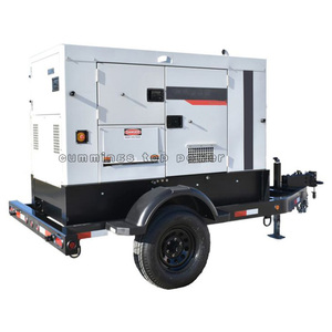 Générateur mobile silencieux sur remorque, dernière génération, 30 kW, 50 kW, 80 kW, 100 kW, 500 kW, prix abordable, à vendre, générateur BC 80 Kva avec remorque - Product Image 1