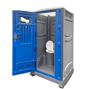 Portable <strong>Toilets</strong> Mobile Plastic Site <strong>Blue</strong> Door Gery Walls China Factory Real Productions Movable <strong>Toilet</strong> Make Best - Product Image 2