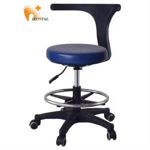 Silla dental de hospital para asistente de médico y enfermera, función de elevación y giro, equipo médico oral para uso clínico - Product Image 1