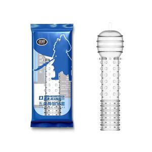 Großhandel 5 Arten Transparent Spike Kondom Kristall Kondom Für Männer - Product Image 3